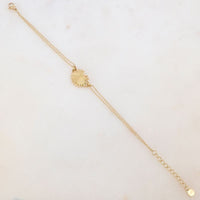 Bracelet  Anankée feuille dorée Hersée Hersée Paris 9