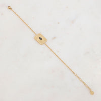 Bracelet Asteria doré strass noire Hersée Hersée Paris 9