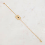 Bracelet Asteria doré strass noire Hersée Hersée Paris 9