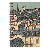 Carnet en bois Paris Illustré Toits de Paris Woodhi Hersée Paris 9