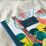 Carnet A5 Ligné Ambiance Tropicale Bleu Coquille Hersée Paris 9