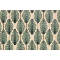 Carte Postale en bois Art Deco Feuilles Woodhi Hersée Paris 9