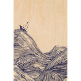 Carte Postale en bois Paysage Marin Vague Woodhi Hersée Paris 9
