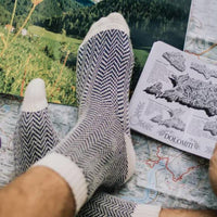 Chaussettes nordiques chaudes hiver coton Oeko-Tex - Polar Star