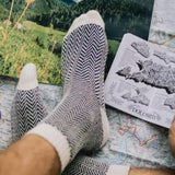 Chaussettes nordiques chaudes hiver coton Oeko-Tex - Polar Star