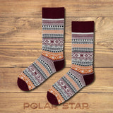 Chaussettes nordiques chaudes hiver coton Oeko-Tex - Polar Star