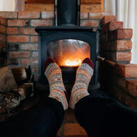 Chaussettes nordiques chaudes hiver coton Oeko-Tex - Polar Star
