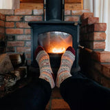 Chaussettes nordiques chaudes hiver coton Oeko-Tex - Polar Star