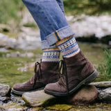 Chaussettes nordiques chaudes hiver coton Oeko-Tex - Polar Star