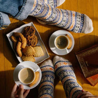 Chaussettes nordiques chaudes hiver coton Oeko-Tex - Polar Star