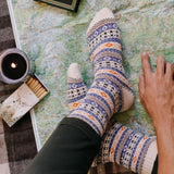 Chaussettes nordiques chaudes hiver coton Oeko-Tex - Polar Star