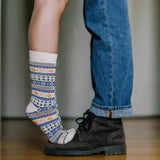 Chaussettes nordiques chaudes hiver coton Oeko-Tex - Polar Star