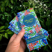 Tablette Chocolat Noir 55% Sel et caramel Bio Chocolate & Love Hersée Paris 9