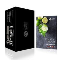 Coffret Cocktail Complet Mélangeur shaker en inox 10 pièces Oak & Steel Hersée Paris 9