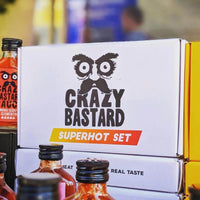 Coffret Trio de Sauces piquantes Superhot - Crazy Bastard Crazy Bastard Hersée Paris 9