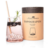 Coffret Verre design Topographic : Mont Blanc - Alaskan Maker Alaskan Maker Hersée Paris 9