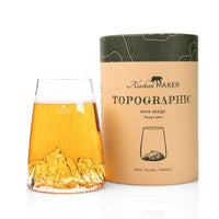 Coffret Verre design Topographic : Mont Blanc - Alaskan Maker Alaskan Maker Hersée Paris 9