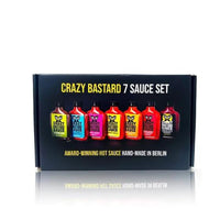 Coffret set complet 7 Sauces piquantes Crazy Bastard Crazy Bastard Hersée Paris 9
