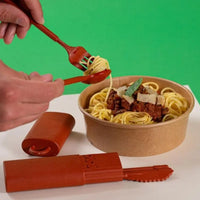 Kit de couverts nomade Bini terracotta - Hersée