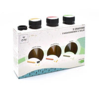 Coffret Découverte 3 crayons à assaisonner Bio Citron Confit, Piment et Ail, Basilic - Hersée
