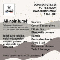 Crayon à assaisonner Ail Noir Fumé Bio OCNI Hersée Paris 9