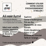 Crayon à assaisonner Ail Noir Fumé Bio OCNI Hersée Paris 9