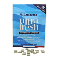 Dentifrice à croquer Bio - Menthe et fluor - Ultra fresh - 120 pastilles - Lamazuna Lamazuna Hersée Paris 9