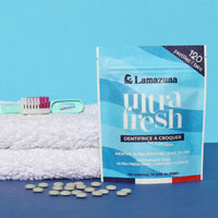 Dentifrice à croquer Bio - Menthe et fluor - Ultra fresh - 120 pastilles - Lamazuna Lamazuna Hersée Paris 9