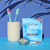 Dentifrice à croquer Bio - Menthe et fluor - Ultra fresh - 120 pastilles - Lamazuna Lamazuna Hersée Paris 9