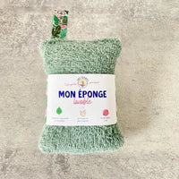 Eponge lavable réutilisable cuisine verte - Hersée