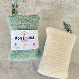 Eponge lavable réutilisable cuisine verte - Hersée