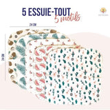 Lot de 5 Essuie-tout - Hersée