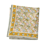 Foulard Indien fleurs indiennes Absynthe Vert de Gris coton - Bonheur du Jour Paris Bonheur du Jour Paris Hersée Paris 9