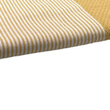 Fouta Serviette de Plage Nid d'Abeille coton recyclé 100x200cm Jaune Moutarde By Foutas Hersée Paris 9