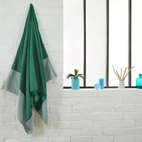 Fouta Serviette de Plage Nid d'Abeille coton recyclé 100x200cm - By Foutas By Foutas Hersée Paris 9