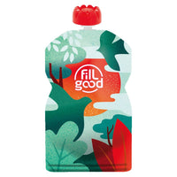 Gourde souple réutilisable à compote double zip - Fillgood