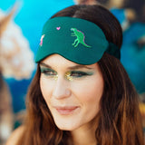 Masque de nuit brodé en satin Jurassic Love Lundi au Soleil Lundi au soleil Hersée Paris 9