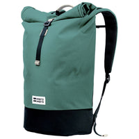 Sac à dos Imperméable Roll-top Squamish 20 à 40L Vert Pin / Bleu Marine / Jaune Ocre Mero Mero Hersée Paris 9
