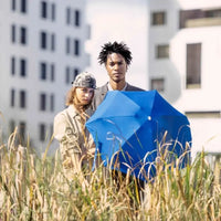 Micro Parapluie Solide Anatole Bleu Marguerite - Hersée