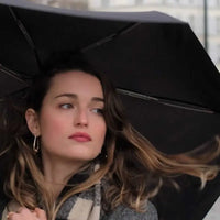 Micro Parapluie Solide Anatole Noir Jane - Hersée