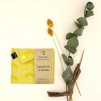 Pochette à savon et / ou shampoing (10 x 12 cm) Curry Jaune Atelier Z Hersée Paris 9