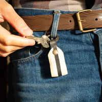 Porte-clés pneu de vélo upcyclé - La Vie est Belt La vie est belt Hersée Paris 9
