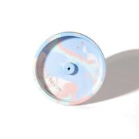 Porte encens artisanal et Made in France en béton multicolore - Hersée