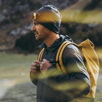 Sac à dos Imperméable Roll-top Squamish 20 à 40L Vert Pin / Bleu Marine / Jaune Ocre Mero Mero Hersée Paris 9