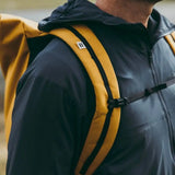 Sac à dos Imperméable Roll-top Squamish 20 à 40L Vert Pin / Bleu Marine / Jaune Ocre Mero Mero Hersée Paris 9