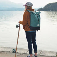 Sac à dos Imperméable Roll-top Squamish 20 à 40L Vert Pin Mero Mero Hersée Paris 9
