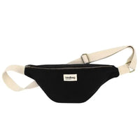Sac Banane Olivia Noir Coton Bio - Hersée