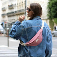 Sac Banane Olivia Rose Blush Coton Bio Hindbag Hersée Paris 9