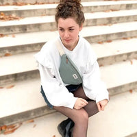 Sac Banane Olivia Sauge Coton Bio - Hersée