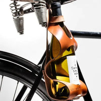 Porte Bouteille Cuir La Bouclée Originale 75 cl Gold La Bouclée Hersée Paris 9